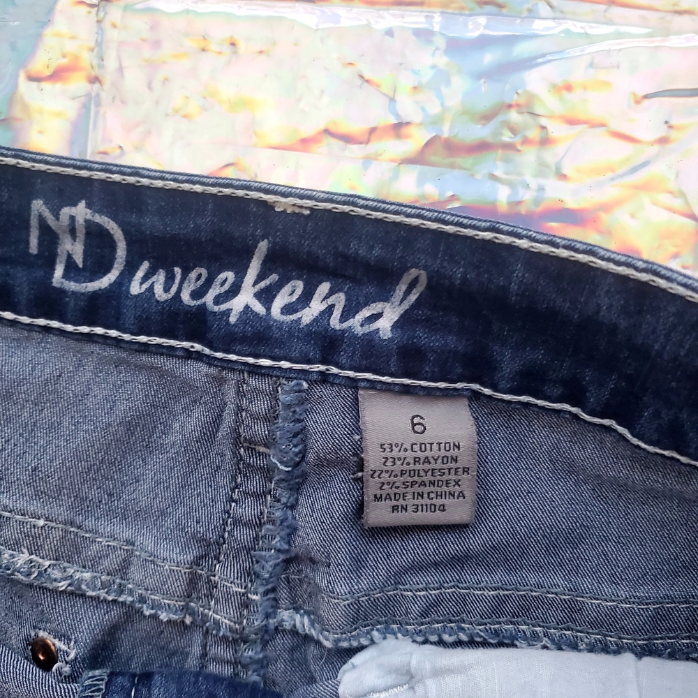 NYDJ Weekend Women's Cropped Jeans - Blue, Size 6